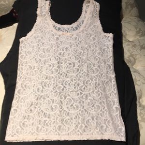 Gorgeous pink lace camisole